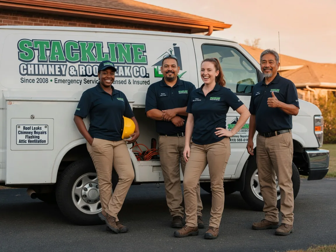 Chimney flashing repair company in Frederick, IL